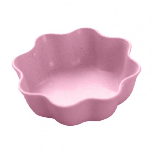 50%HOTCute Heart Shape Sauce Dish Smooth Surface Plastic Sauce Holder for Daily Use: Red Plum Blossom