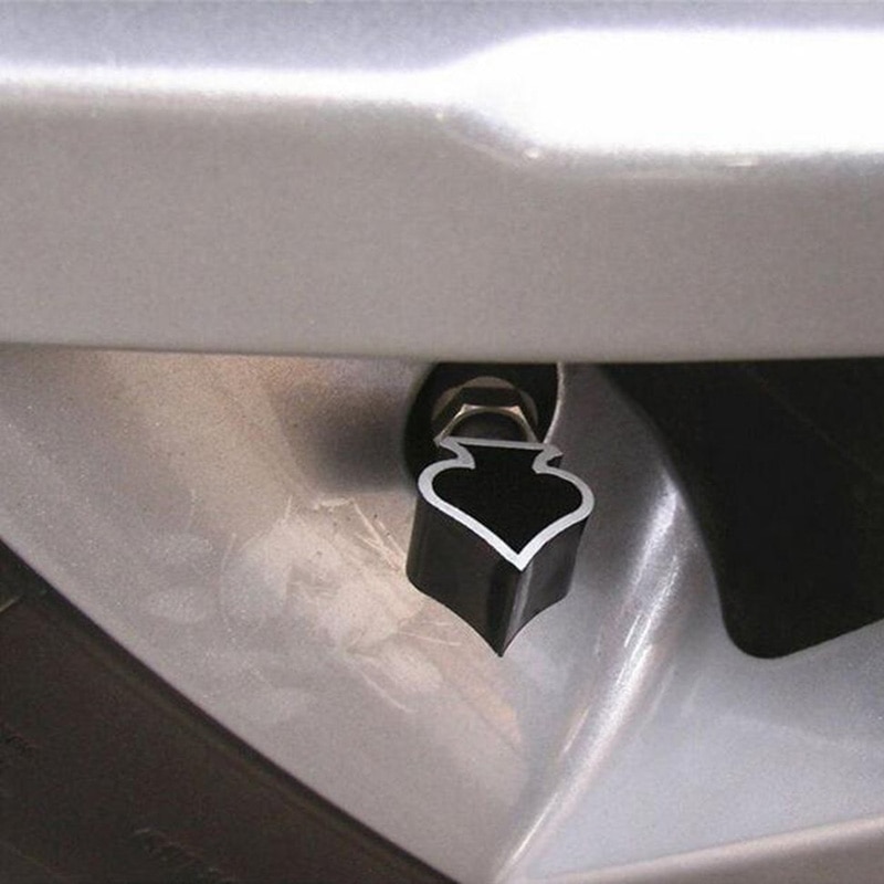 ZZTZZ 4Pcs/lot Universal Moto Bike Car Tires Wheel Valve Cap Dust cover Car Styling for Universal Cars Motorcycle Decorative