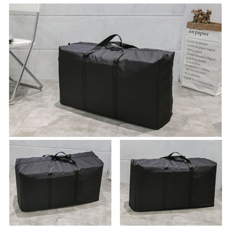 Unisex de gran capacidad de viaje bolsos Oxford impermeable bolsas de equipaje plegable bolsas para mudanza bolsas de almacenamiento para ropa XA326F
