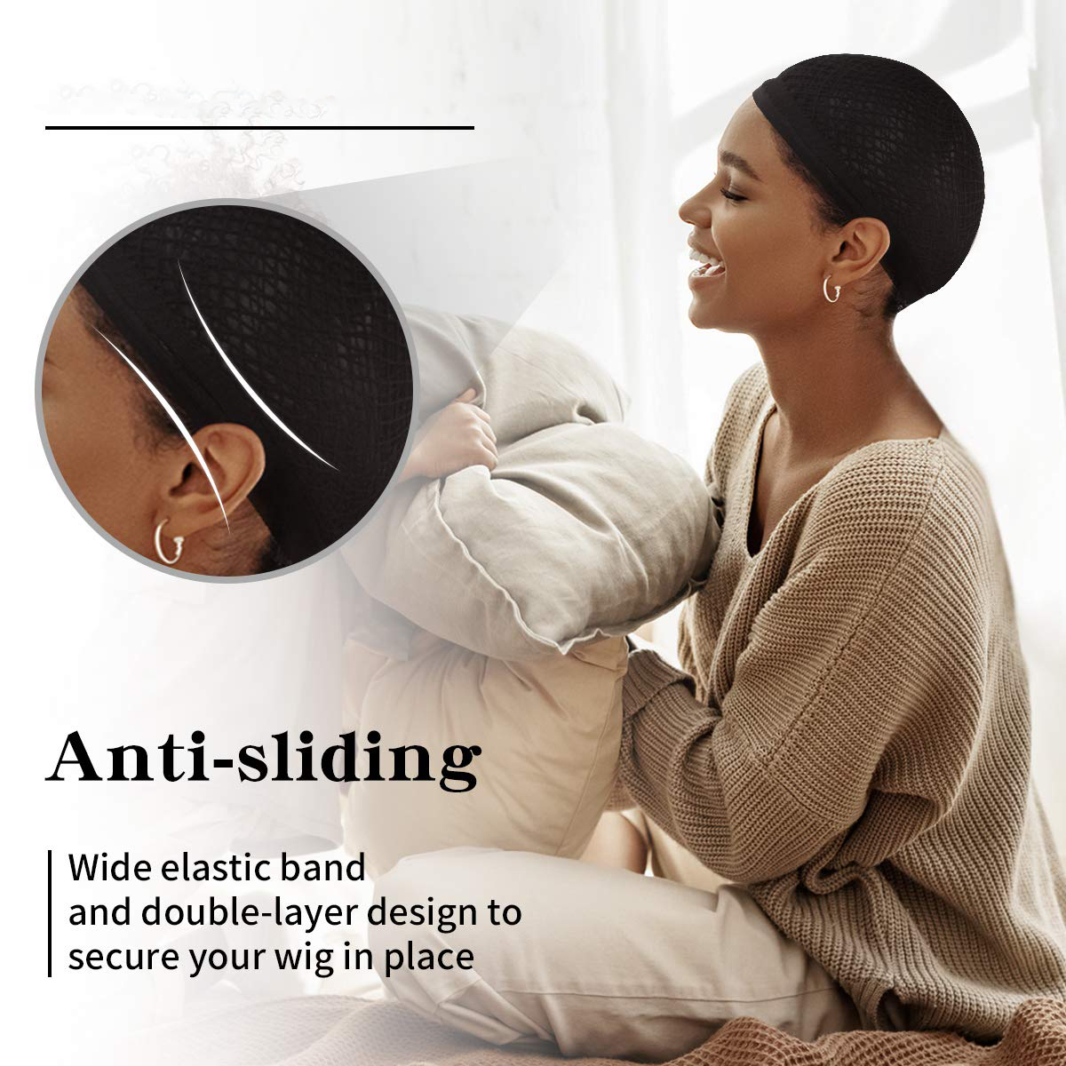 Dream Lover Mesh Perücken kappe für langes Haar, Haarnetz für Perücke, Haar kappe für Perücken, schwarz,