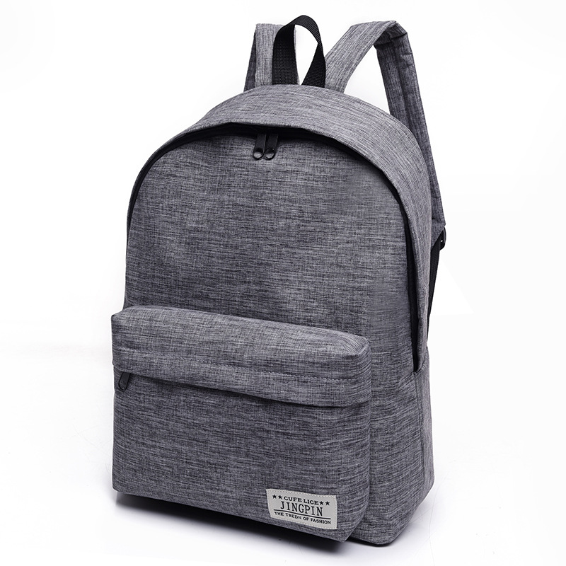 Scione toile hommes sac à dos homme/femme sac à dos pour ordinateur portable pour adolescents voyage sac à dos Stachels sac à dos Mochila: Gris
