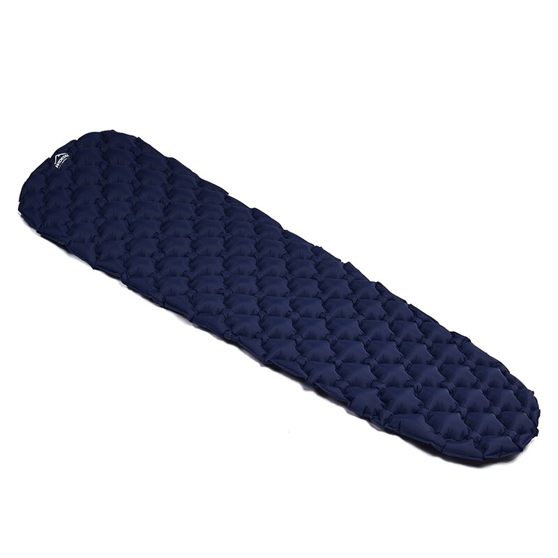 Widesea Camping Aufblasbare Matratze in Zelt Falten Lager Bett Isomatte Picknick Decke Reisen Luft matt Camping Ausrügestochen: DarkBlue