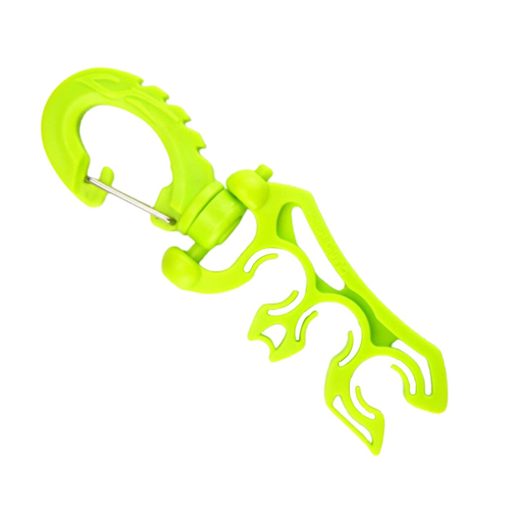 Draaibare Duiken 3 Bcd Slangklemmen Met Clip Haak Voor Regulators Meters: Green