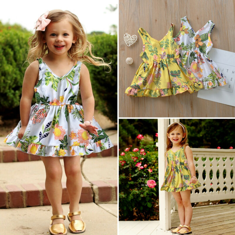 Prinses Kid Meisje Bloem Tutu Jurk Bruiloft Verjaardag Pageant Party Dress