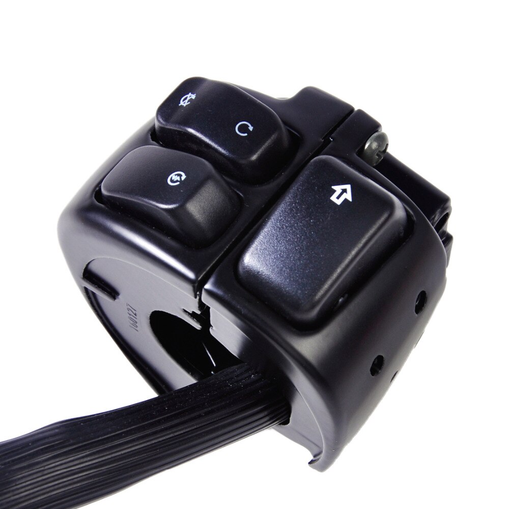 Beler 1pc motorcykel højre styr tænding kill switch ledningsnet til harley davidson softail sportster 1200 883 v- stang