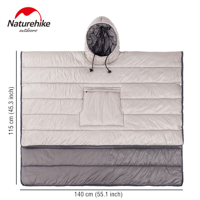 Naturehike H150 Schlafsack Ultraleicht kompakt Baumwolle Umschlag Sommer draussen Wandern Reise Schlafsack Camping Schlafsack