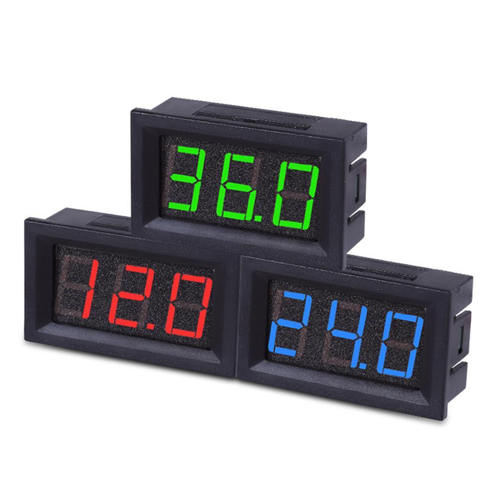 Auto LED Digital Anzeige Voltmeter Motorrad Spannung Messgerät Meter Tafel Blinkt Wasserdichte Warnleuchten Auto Zubehör 12 V