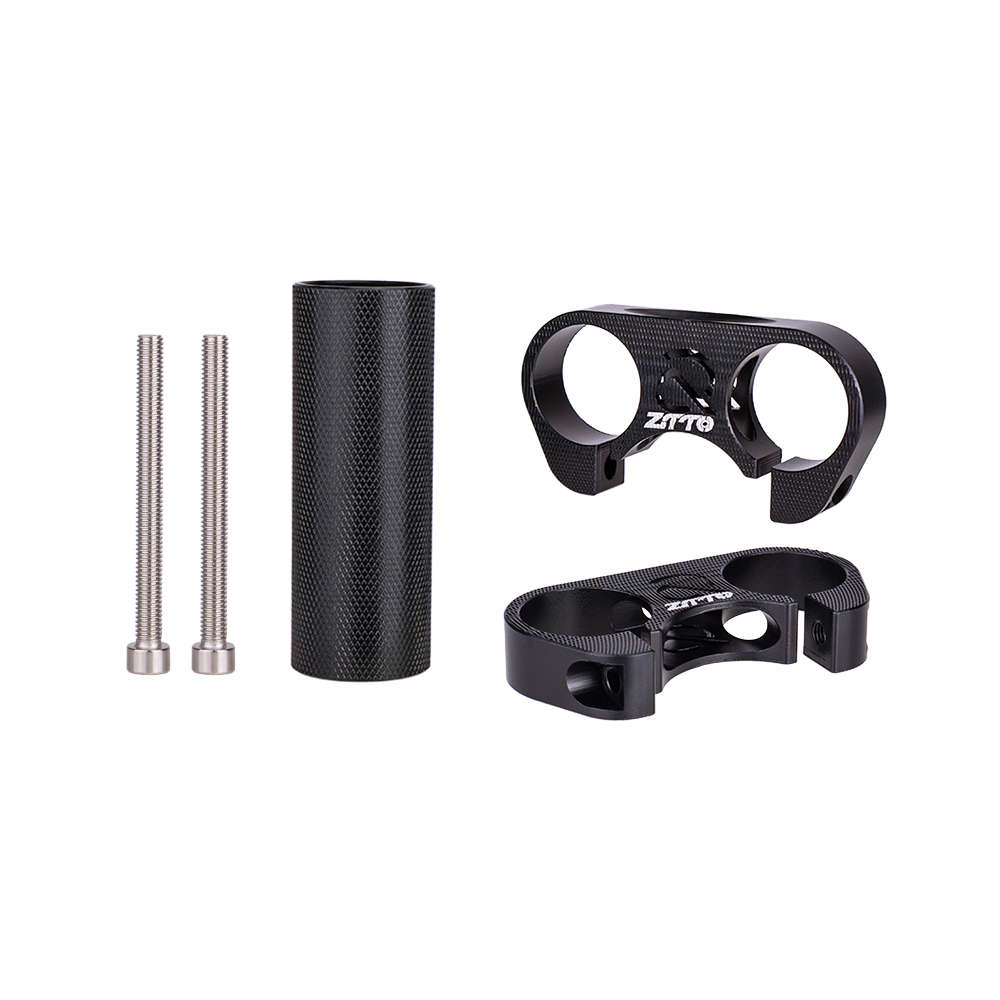 Aluminum Folding Bike Extended Stem Ultralight 25.4mm handlebar Extension 45mm Out front stem Adjustable Riser