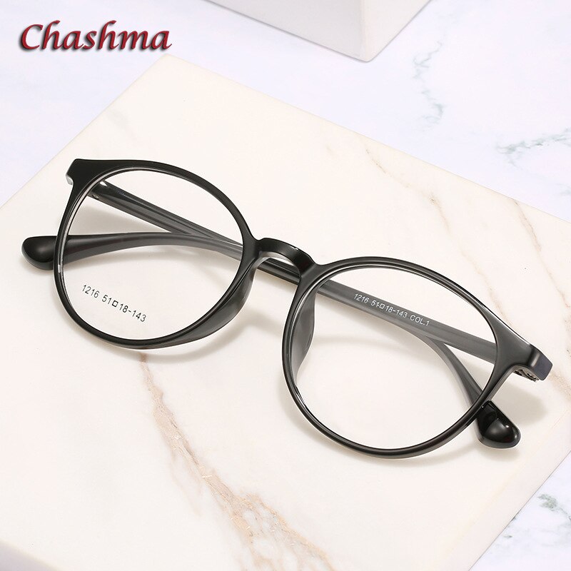 Women Round Frame Optical Eyewear Prescription Glasses for Girls Purple Retro Gafas Female