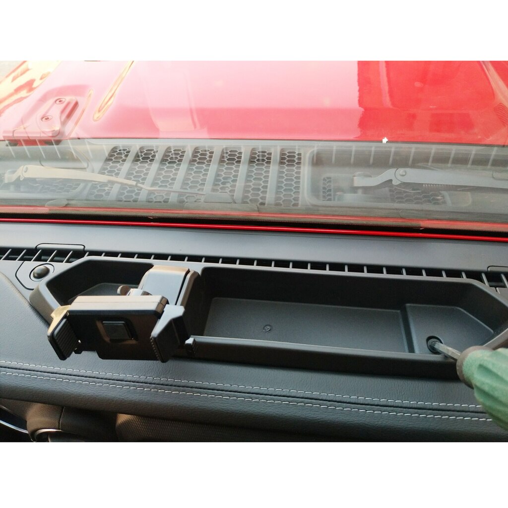 Bil dash multi-mount telefonholder med opbevaringsboks passer til jeep wrangler jl