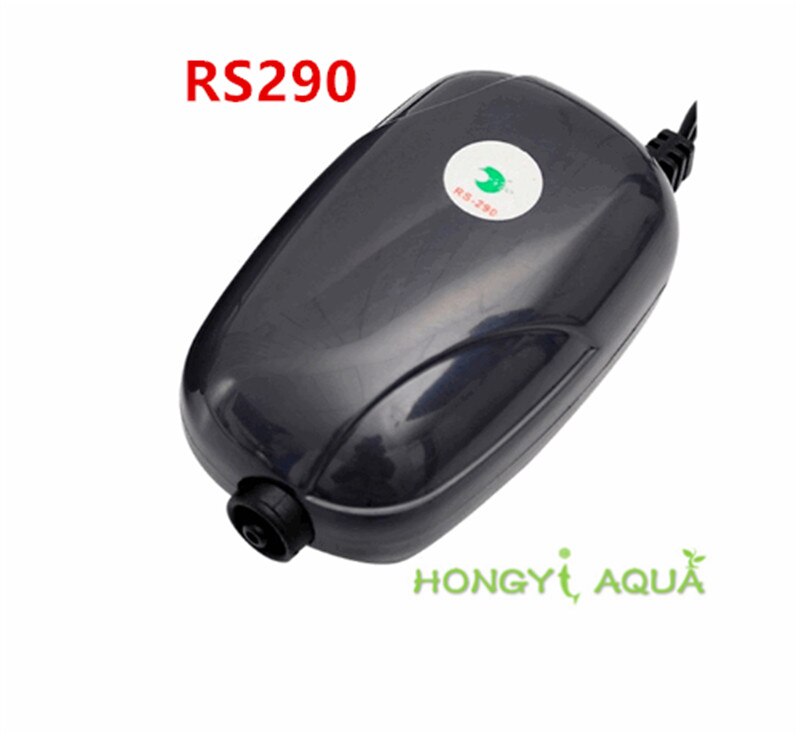Fish tank Oxygen pump Aeration pump Mute Small oxygen machine Aquarium supplies Air Pump Single Double RS-390 RS-290: RS290 / US plug