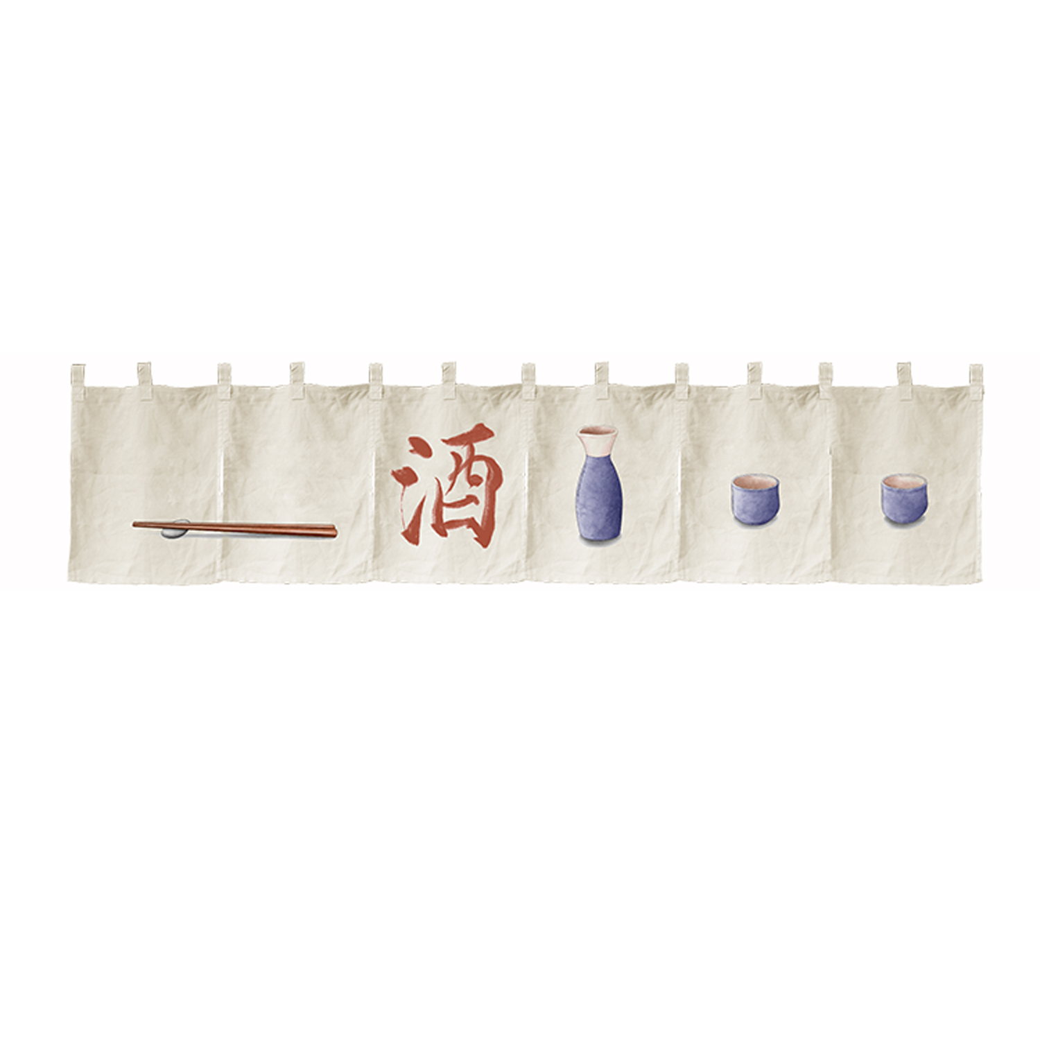Japanese Style Restaurant Curtain Hanging Banner Door Noren Fabric Curtain Horizontal Decoration for Sushi Bar Izakaya: 2*2.6 / Dark Grey