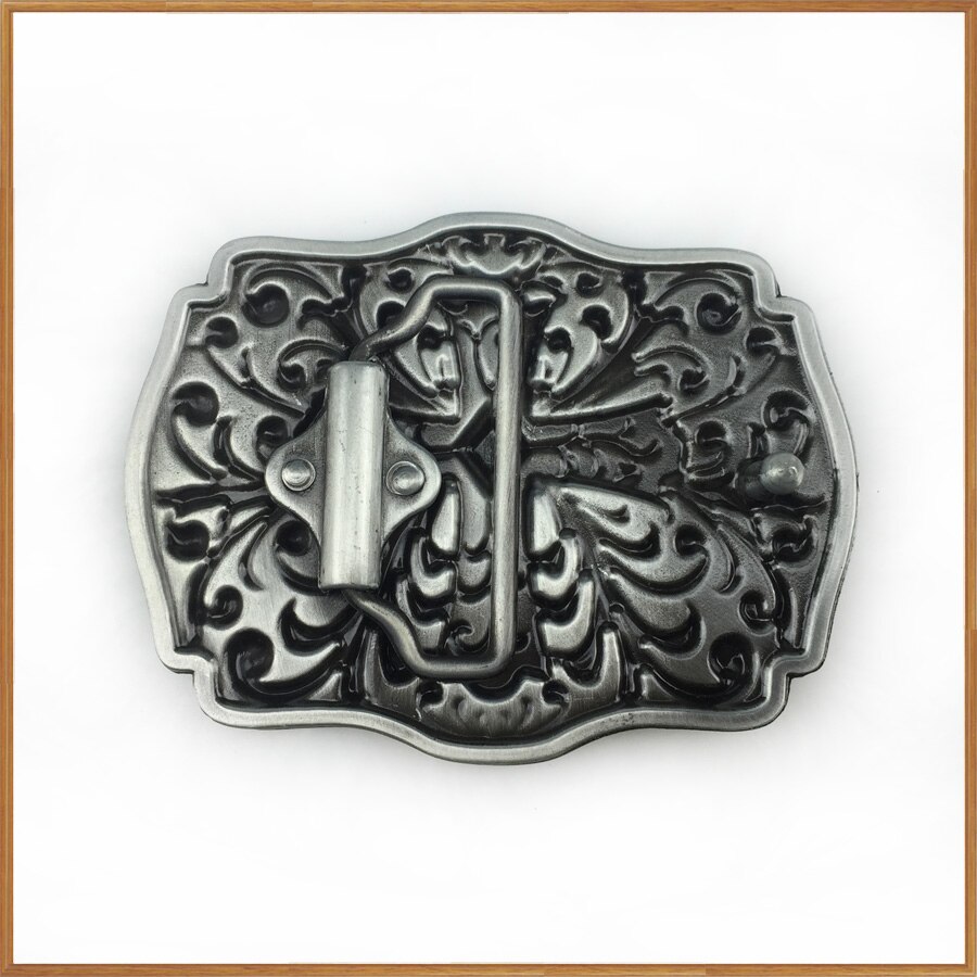 Buckle Club zinc alloy black cross belt buckle pewter finish FP-02889-2 Luxurious cowboy jeans belt buckle