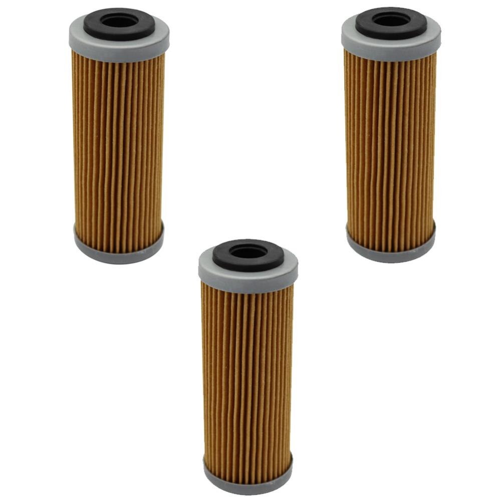 2 stk oliefilter til husqvarna  fc250 fc 250 fc350 fc 350 fe350 fe 350 fs450 fs 450: 3 stk. gul
