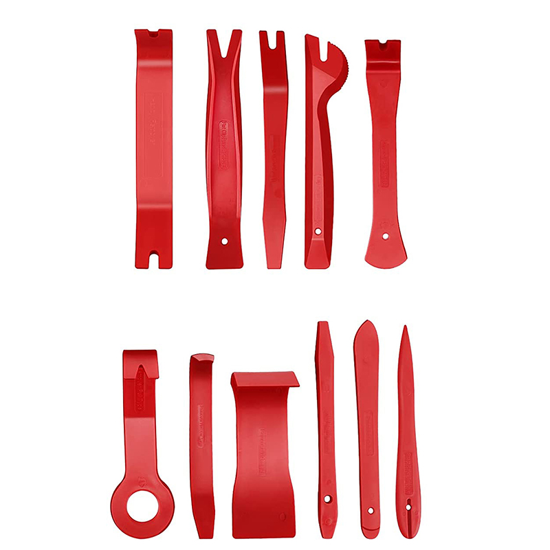 Auto Door Clip Panel Trim Removal Tool Kits Auto Interior Disassembly Tools Car Audio Removal Trim Clip Dashboard Repair Tool: WHITE