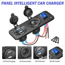 LED Marine charger Nylon+Plastic Replacement Waterproof Boat DC 12-24V