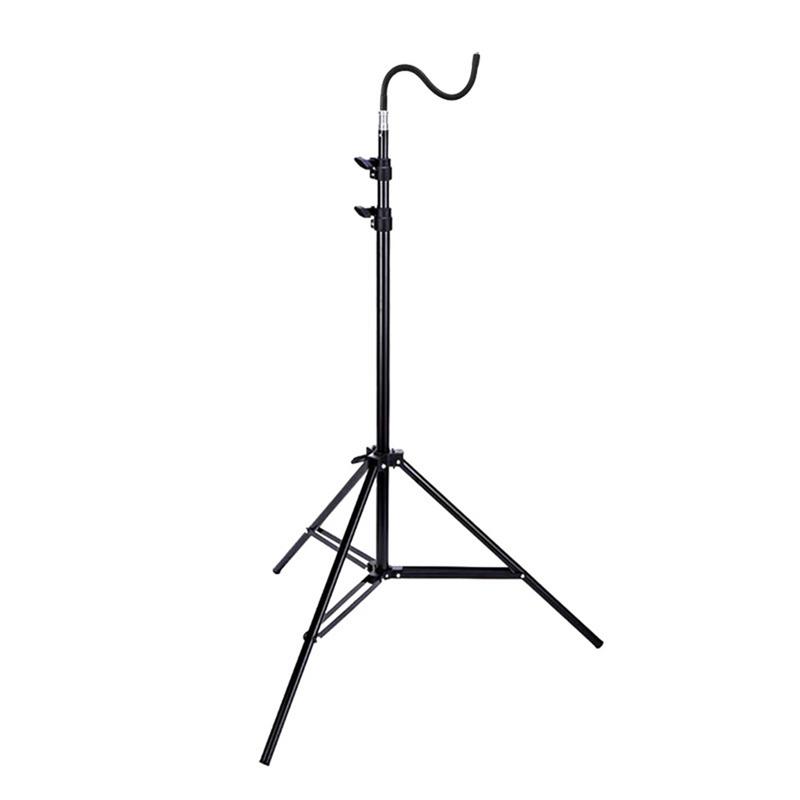 Trépied pliable et télescopique de 2m, support léger réglable pour lampe de camping, accessoires de camping