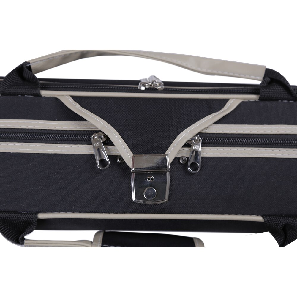 Tongling Hoogwaardige Over-Rand Viool Case W/Hygrometer Black Canvas Violino Case Professionele Viool Accessoires