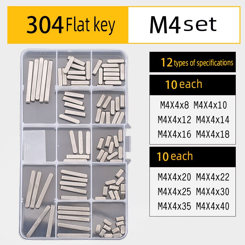 304 stainless steel split pin elastic pin cylindrical pin pin key set