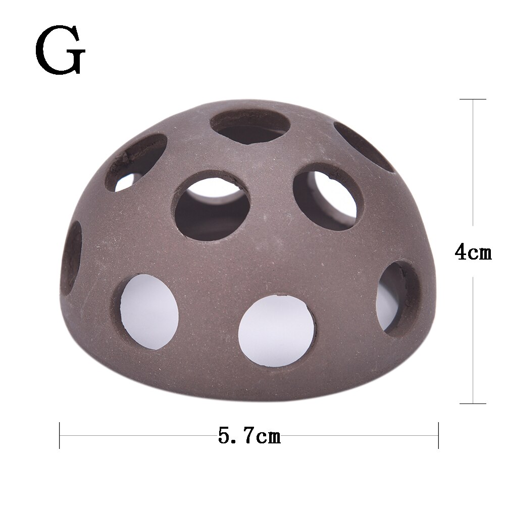 Aquarium Fish Tank Miaed Shaped Home Shrimp Spawn Nest Shelter Breeding Cave Escape House Plant Moss Live Tank Decoration