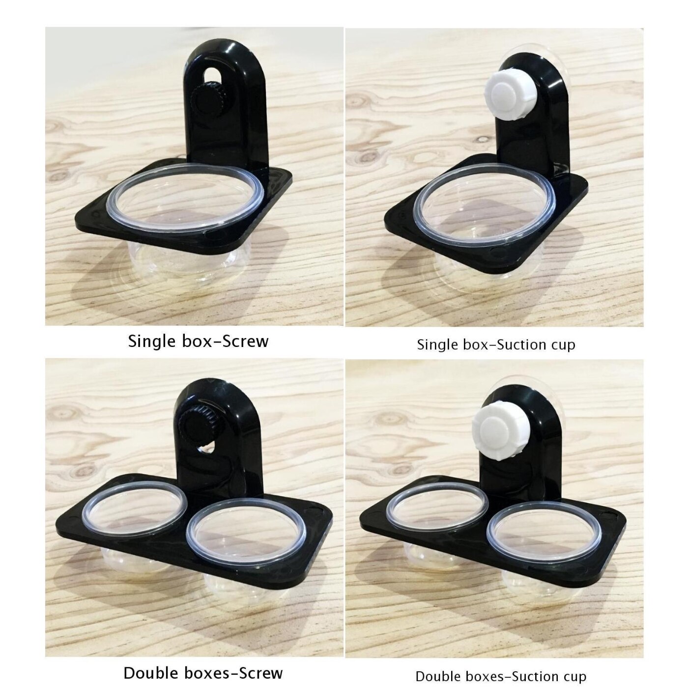 1*Reptile Tank Insect Spider Food Water Feeding Bowl Terrarium Pot Breeding Box