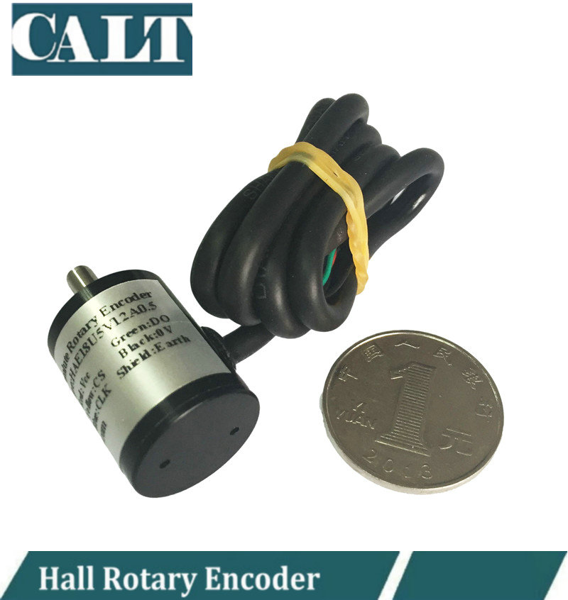 CALT Mini SSI Absolute Rotary Encoder 12 bit Magnetic Angle Encoder 4096 resolution hall sensor