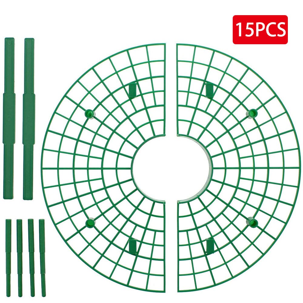 Drtools 5/10/20 st jordgubbsställ ramhållare trädgårdsskötsel stativ växtbricka ställ fruktstöd planta blomma klättring vinpelare: 15 st