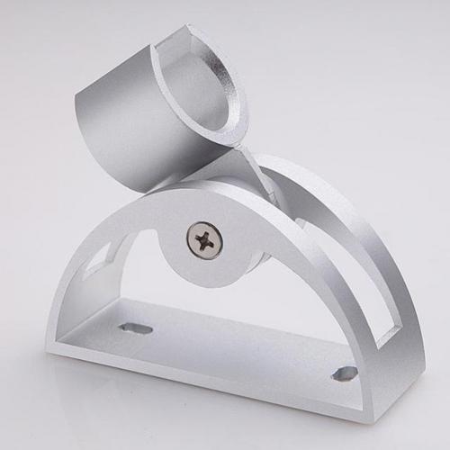 Home Bathroom Aluminium Wall Mounted Shower Sprayer Head Holder Fixing Bracket: Default Title