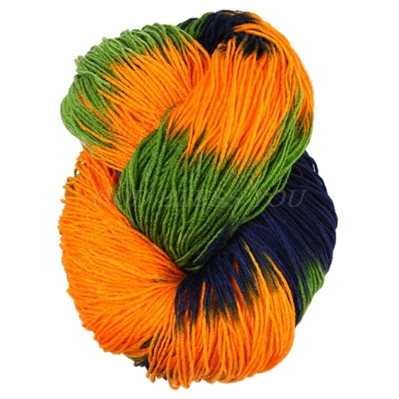 50g/Ball Mixed Colorful Knitting Yarn Acrylic Dyed Hand-Knitted Crochet Thread: G