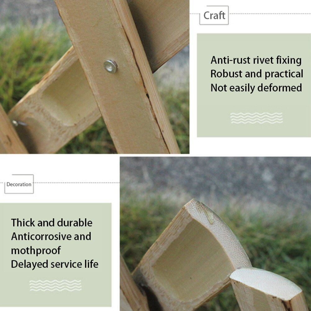 40x180cm Barrier Bamboo Fence Outdoor Garden Net Lawn Courtyard Home Telescopic Expanding Stretchable Plant Climbing Frame