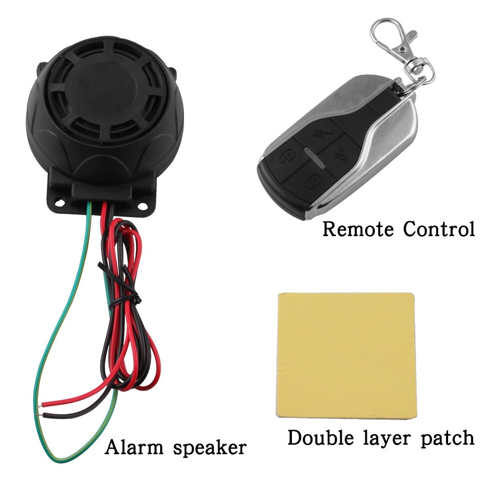 Motorcycle Anti-theft Security Alarm System Warning Lock Motorbike Scooter Moto Burglar Alarm Remote Control