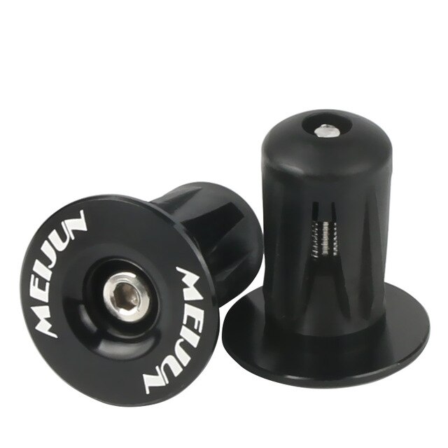 1 par de extremos de manillar de bicicleta, accesorios auxiliares pequeños para bicicleta de montaña y carretera: Aluminum alloy plug