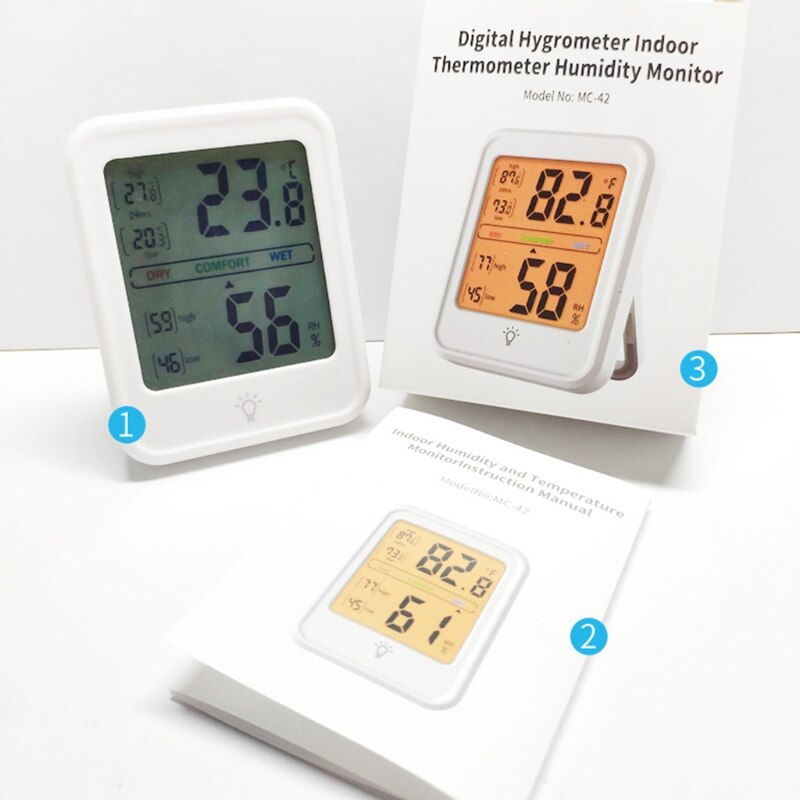 Thermostat de nid d'animal de compagnie de Reptile lumineux fixé au mur électronique minuterie de contrôleur de température d'affichage numérique de haute précision