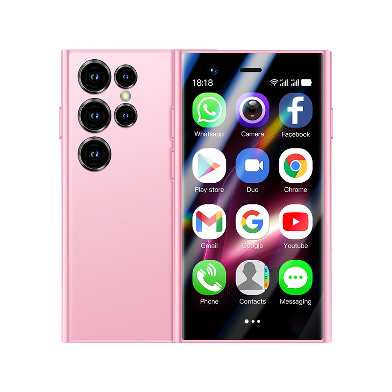 SOYES S24 Profi Max Mini-Smartphone 3,0 Zoll 4G-Netzwerk-Gesichtsentriegelung 2 GB + 16 GB 2400 mAh Dual-Karte abspielen Geschäft Mehrfarbige Optionen: Rosa