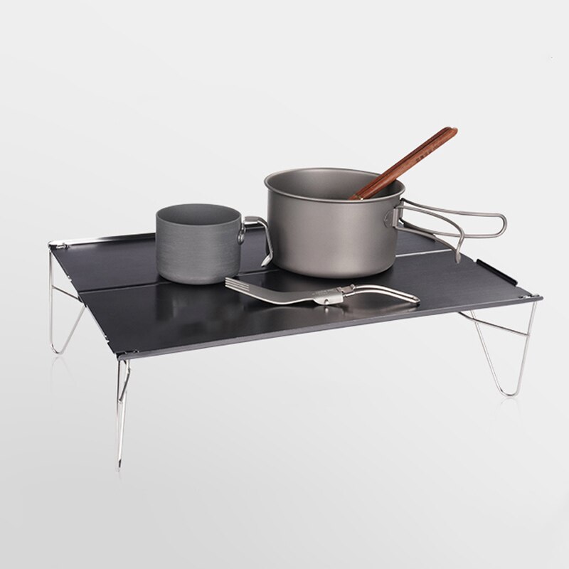 Mini Faltbare Camping Tisch Aluminium Legierung Picknick Tisch Ultraleicht draussen Tee Tisch Möbel für Camping Wandern Picknick