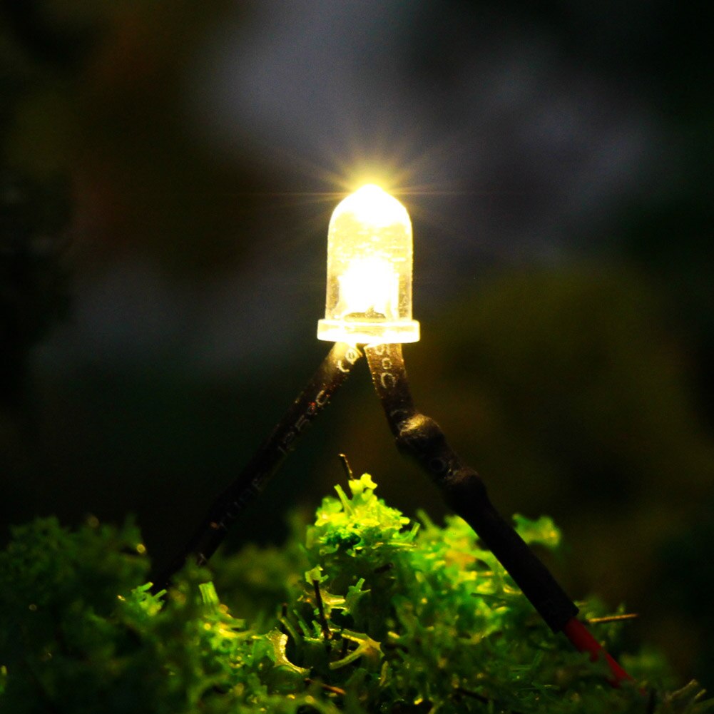 20pcs Pre Wired 5mm Led Lamp Light WARM White Set 20cm Long Wire 12V L125WM