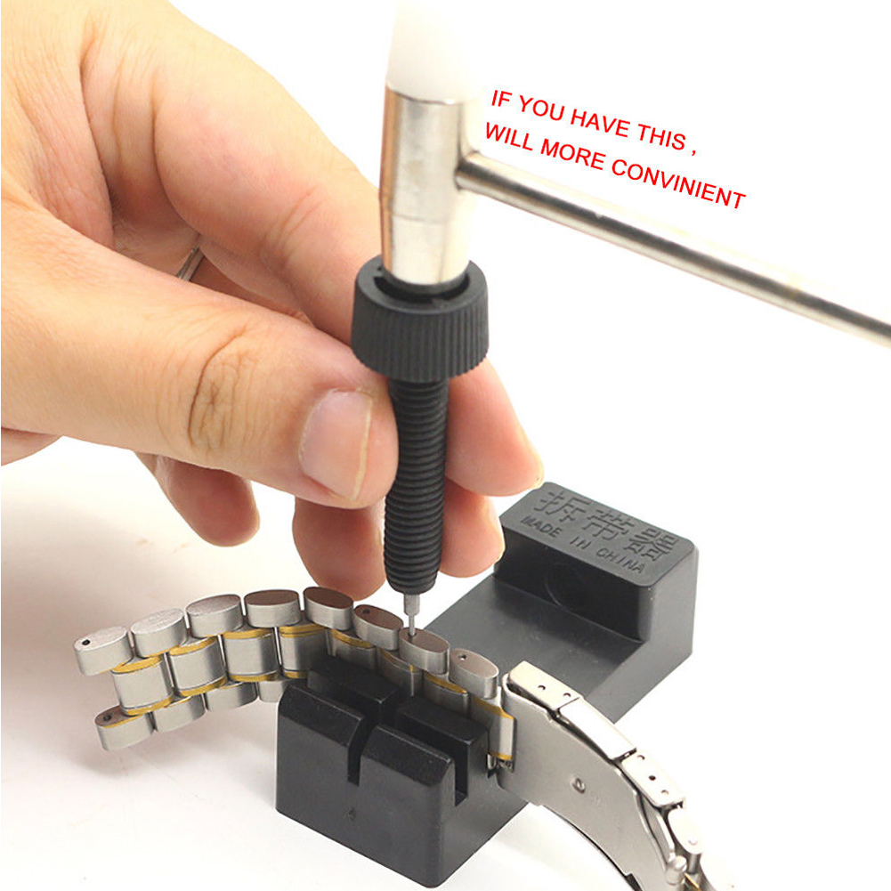 4 Pins High Strength Watch Tool Kit Multifunctional Bracelet Parts Band Link Pin Remover Adjustable Repair Slit