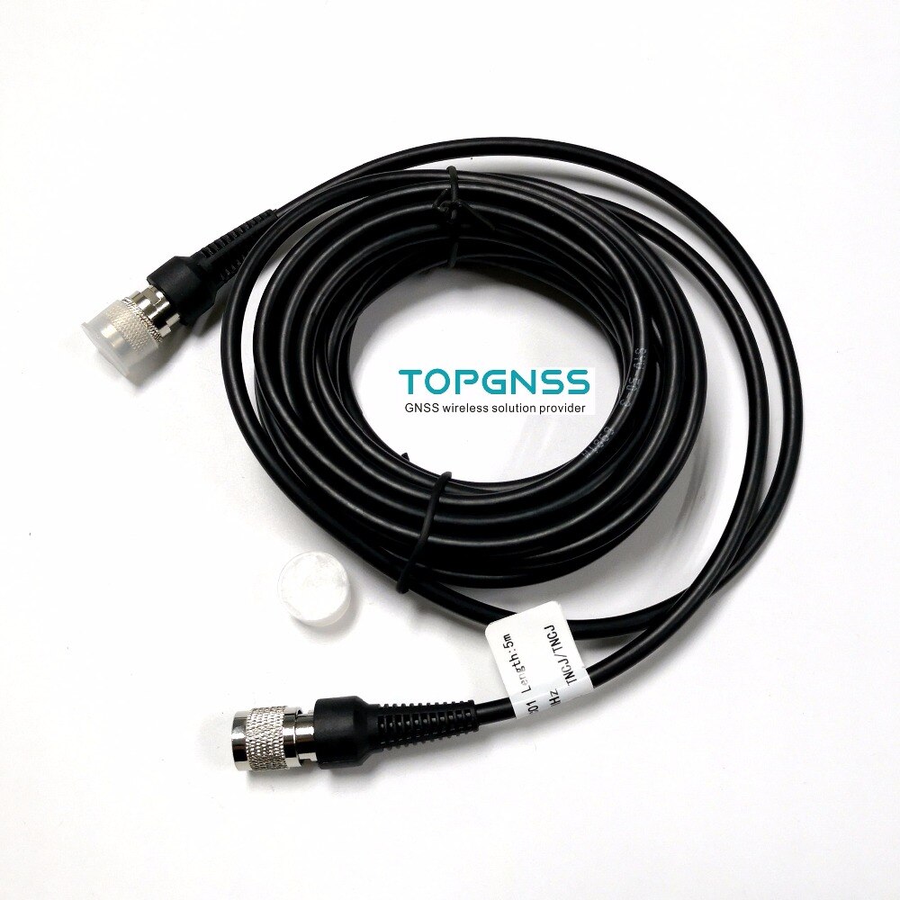 TNC to TNC Male Connector Cable 5meter RTK antenna receiver module RG58 pure copper cable