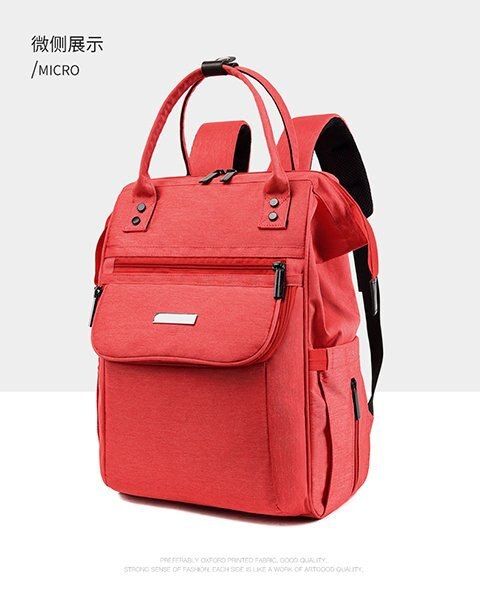 Cambiador de pañales para bebé de gran capacidad, mamá bolsa Maternidad, mochila, bolsas, cochecito, cuidado del bebé, impermeable: Red