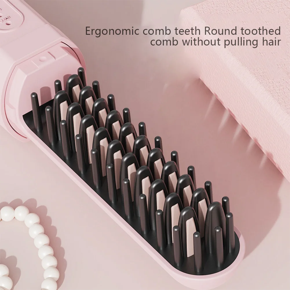 Mini draagbare draadloze stijltang Oplaadbare negatieve ionen Dual-purpose stijltang Krultang Haarstijltool