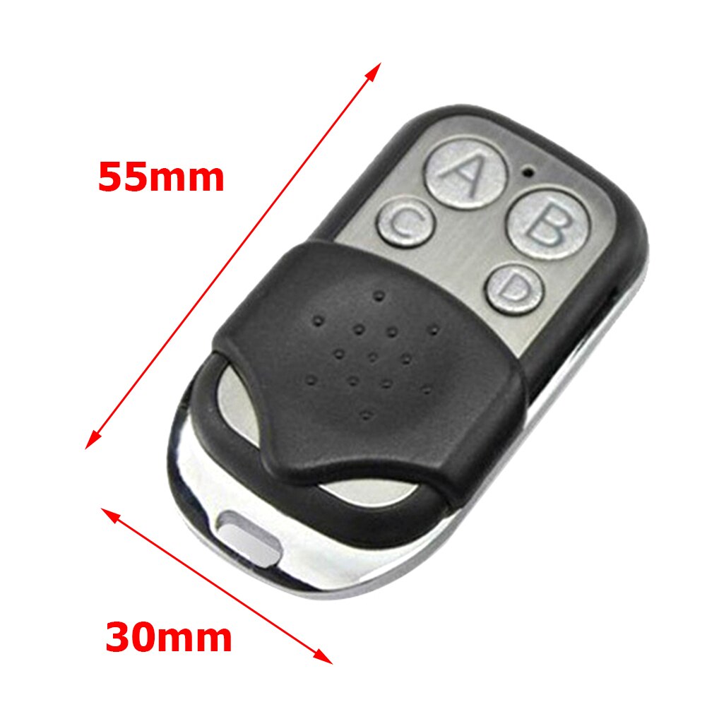 4 Button RF Wireless Remote Control Code Grabber 433 MHz Universal Key Fob Controller for Electric Gate Garage Door