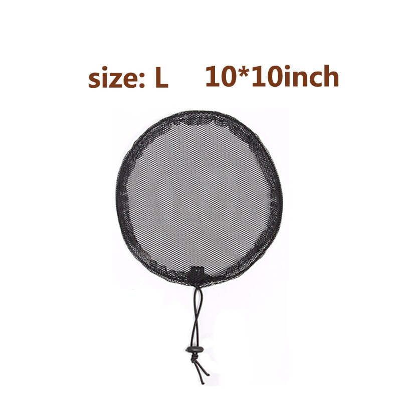 1pcs Round Ponytail Hairnet Wig Cap For Making Ponytail Afro Puff Bun Net Weaving Cap Wig Making Tool: hair net L 1pcs