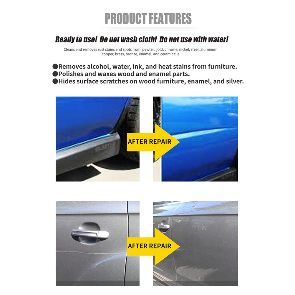 Fix Clear Car Scratch Polish Cloth Car Light Paint Scratches Repair Cloth Free Brand Best Selling