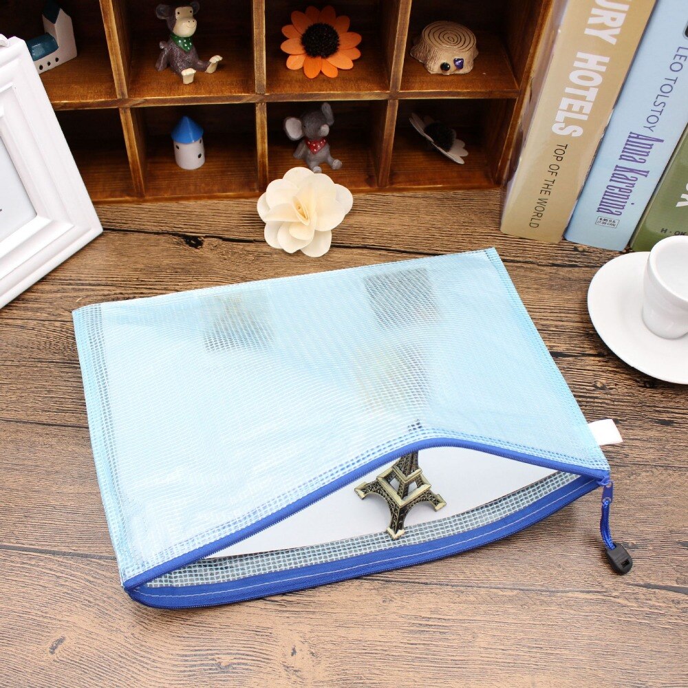 5pcs/lot A4 A5 size PVC plastic transparent cartoon student pencil bag stationery office receipt document pouch S18157