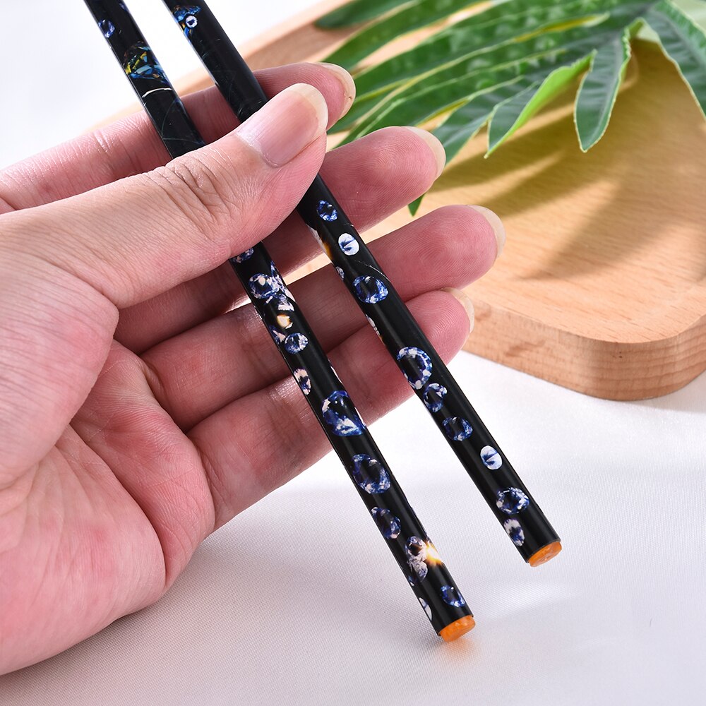 Lápiz de resina con pluma de cera para uñas, accesorio para uñas de tamaño largo, 1 uds.