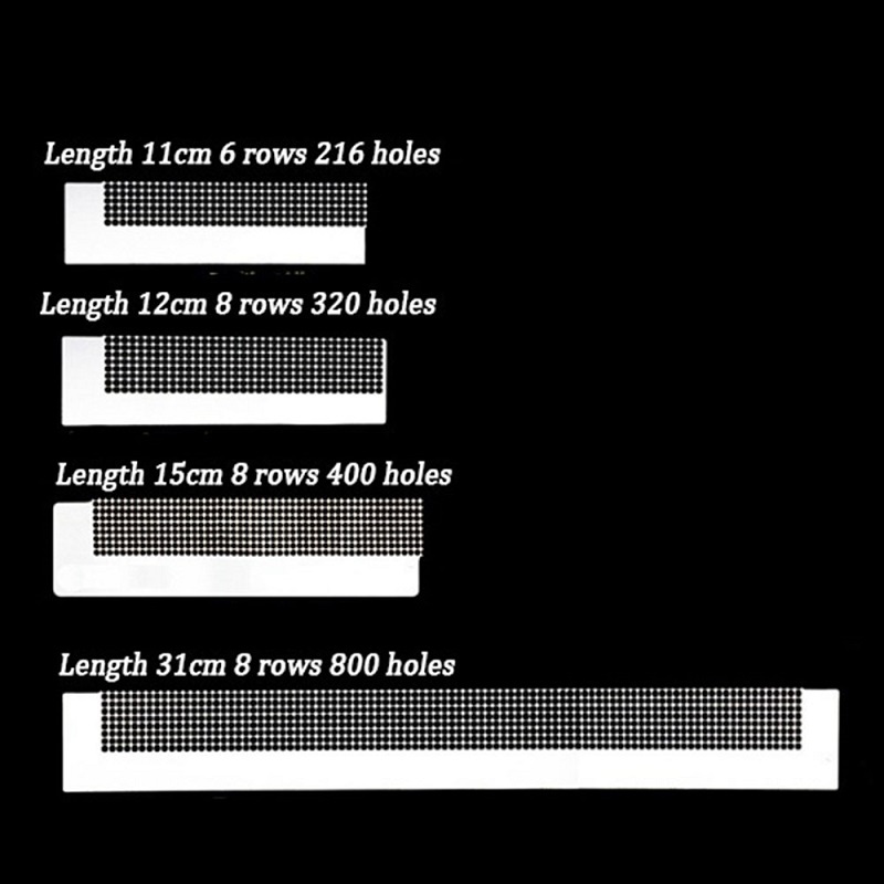 Règle de peinture en broderie au diamant | Pâte à dorer, strass Point règle de perçage antiadhésive, outils bricolage accessoire de peinture au diamant