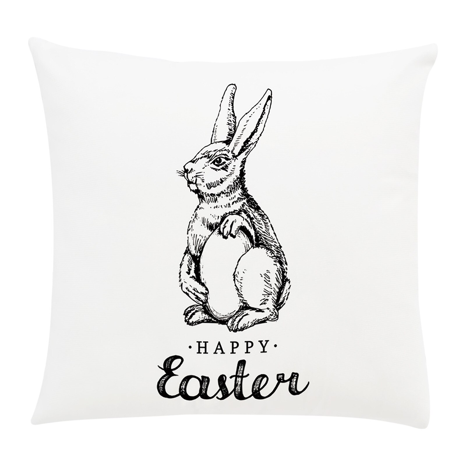 Top Selling Konijn Afdrukken Pasen Dag Kussen Cae Sofa Auto Kamer Kussenhoes Woondecoratie Accessoires
