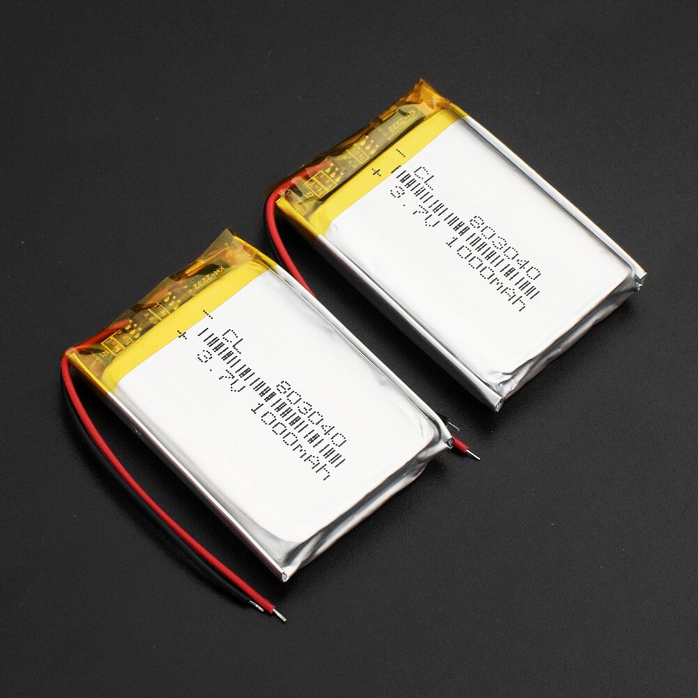 3.7V 1000Mah 803040 Lithium Polymeer Li-Po Ion Oplaadbare Batterij Voor MP4 MP5 Gps Psp Mobiele Pocket pc E-Boeken Bluetooth