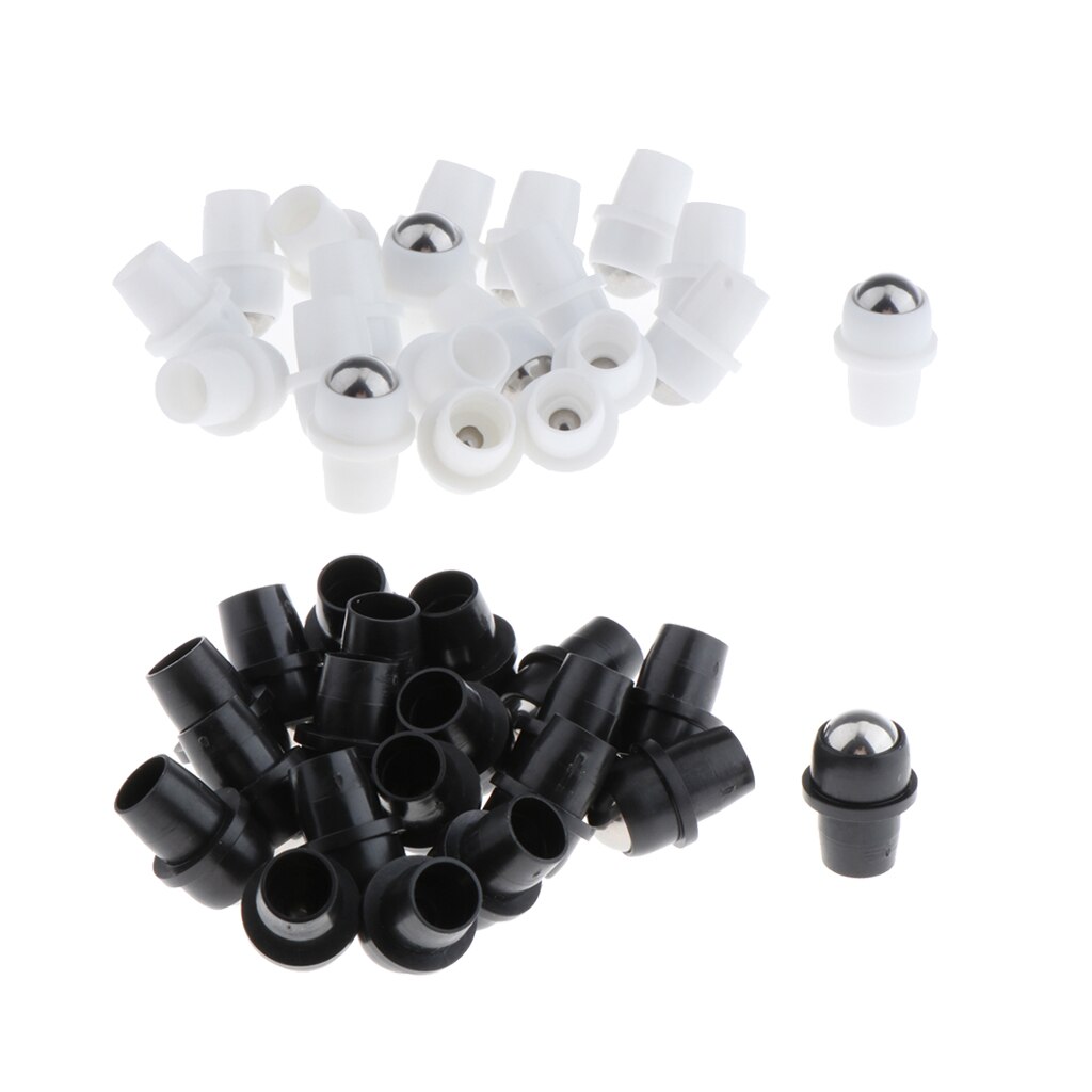 40 Pcs Metalen Essentiële Olie Roller Ballen Voor Hars Roll Op Flessen 0.4''