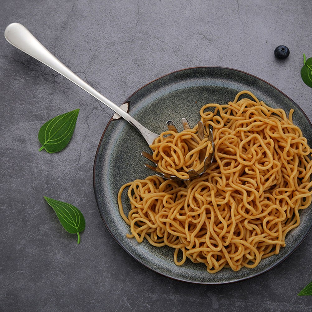 Multi-functional Spaghetti Spoon Stainless Steel Spaghetti Serve Noodle Spoon Pasta Spoon for Hotel Shop Home